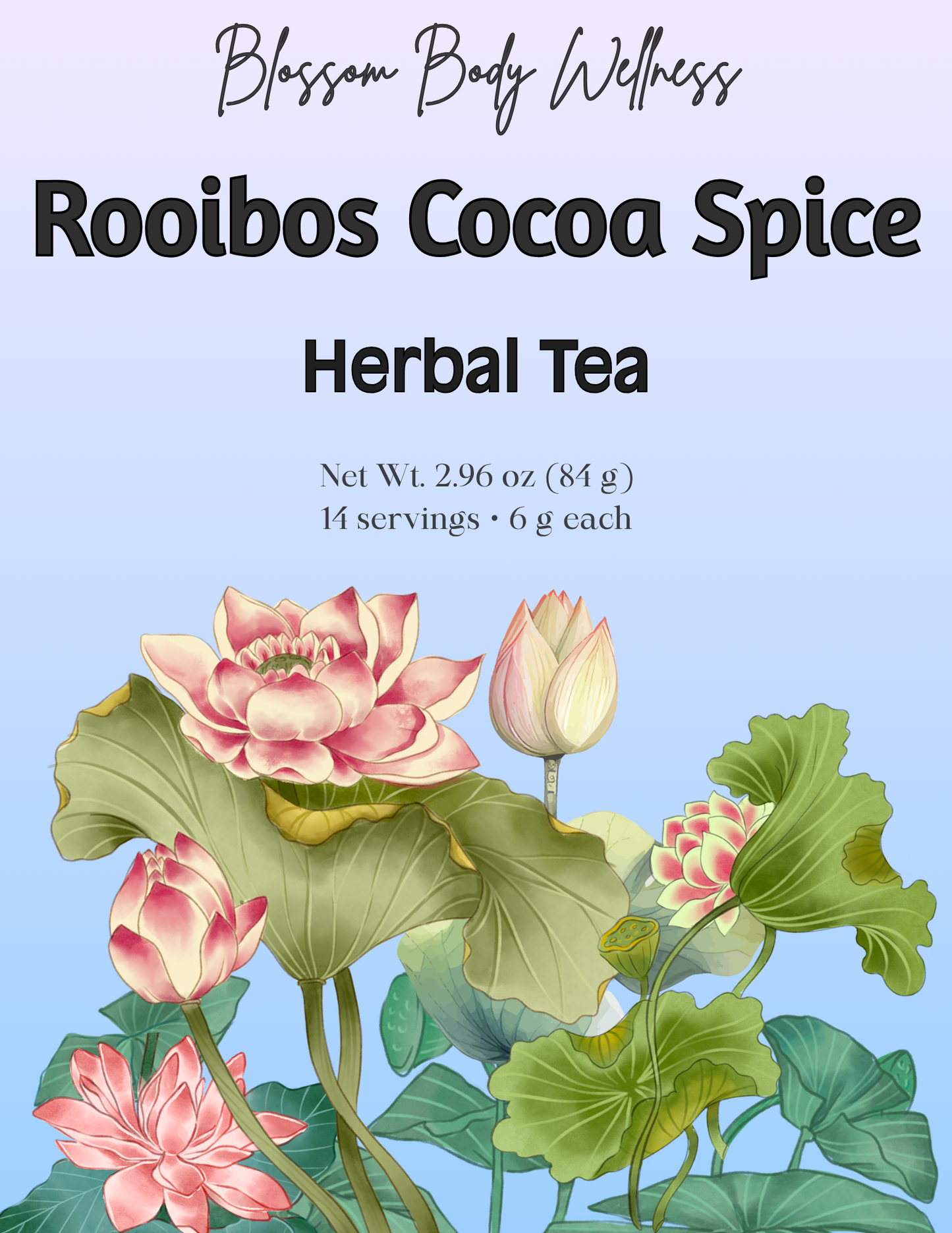Rooibos Cocoa Spice Herbal Tea Blend